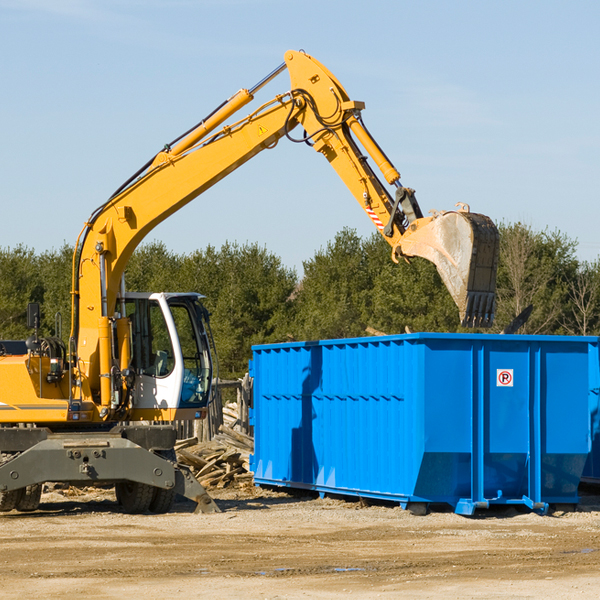 can i rent a residential dumpster for a construction project in Douglas City California